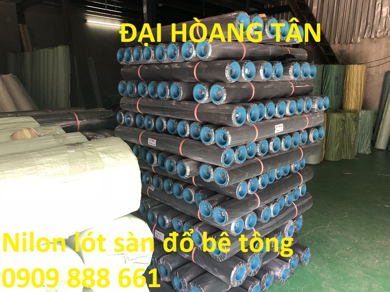 nilon lót sàn đổ bê tông